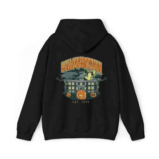Halloween Town Hooded  Soft Cozy Hoodie