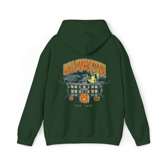 Halloween Town Hooded  Soft Cozy Hoodie