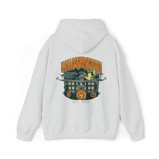 Halloween Town Hooded  Soft Cozy Hoodie