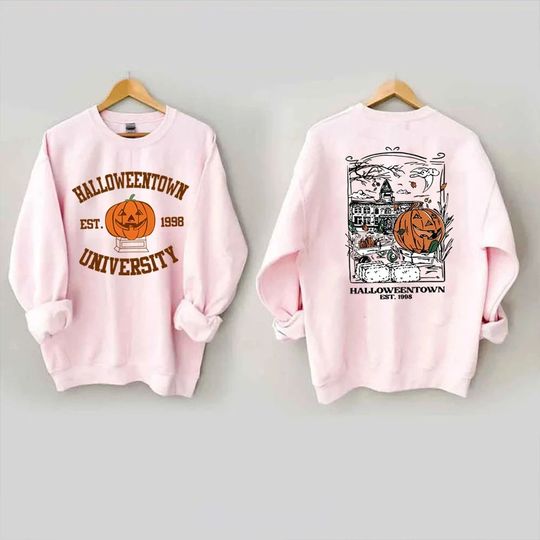 Vintage Halloweentown 1998 Sweatshirt 2 Side Print Halloweentown