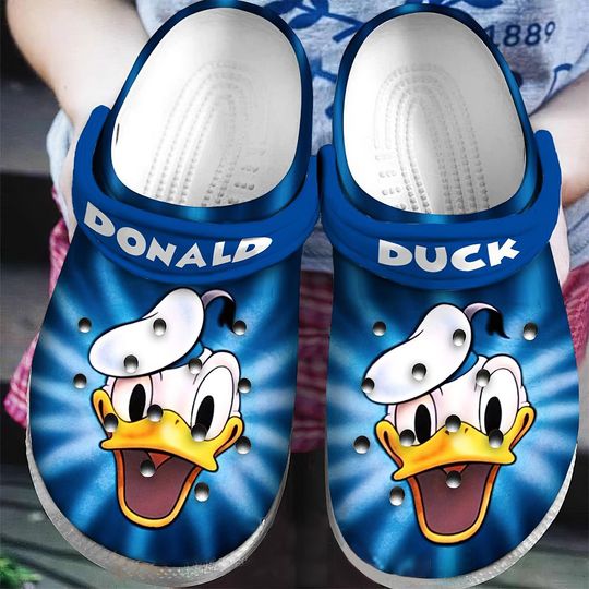 Donald Duck Clogs, Donald Disney Clogs, Christmas Gift