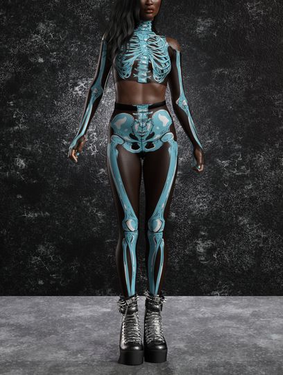 Skeleton Leggings Women, Mesh Halloween Leggings Women
