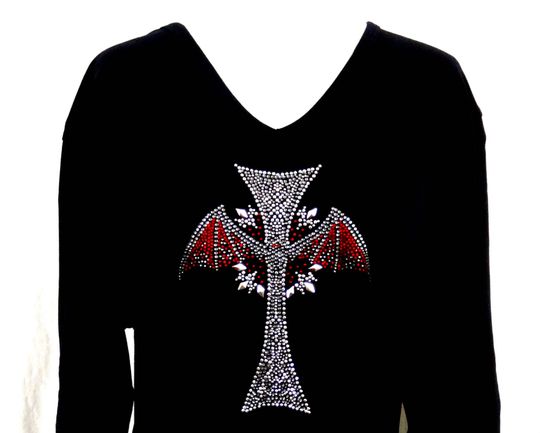 Plus Size Full Length Leggings Embellished Rhinestone and Silver Stud Halloween