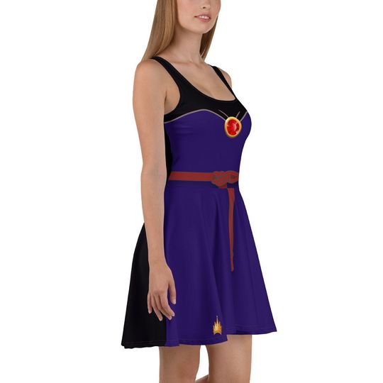 Evil Queen Inspired Skater Dress