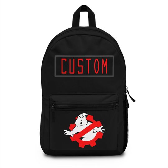 Ghostbusters Engineering Corps Personalized Backpack, Custom Name Bag, School Backpack, Kids Bag, Ghostbusters Fan Gift