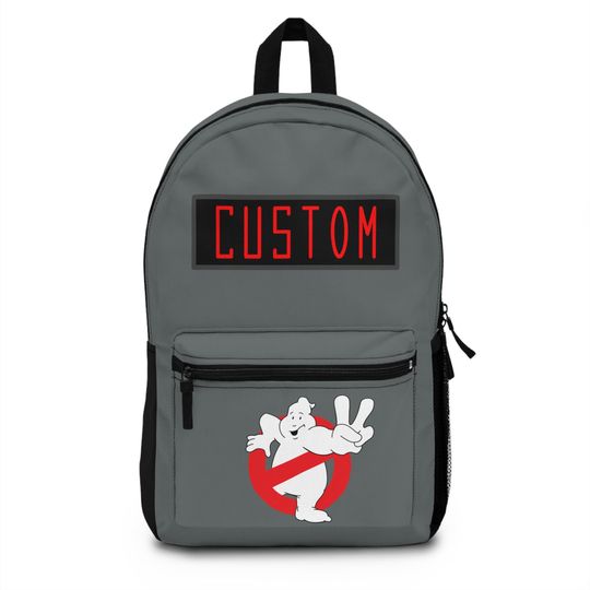Ghostbusters 2 Personalized Backpack, Custom Name Bag, School Backpack, Kids Bag, Ghostbusters Fan Gift