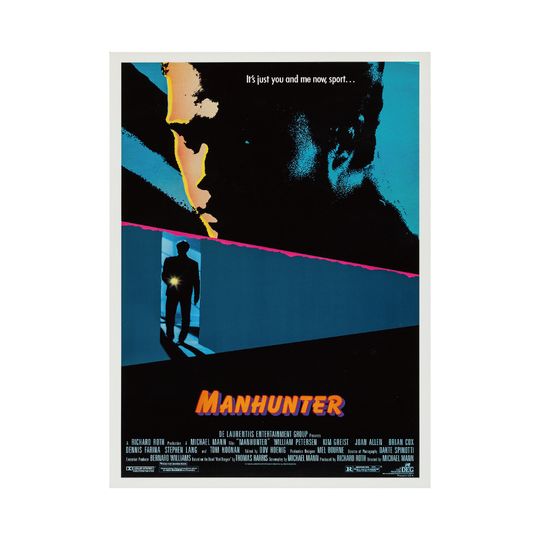 Manhunter (1986) Movie Poster Print, Room Decor, Movie Art, Gifts for Him/Her, Wall Art Print, Art Poster For Gift