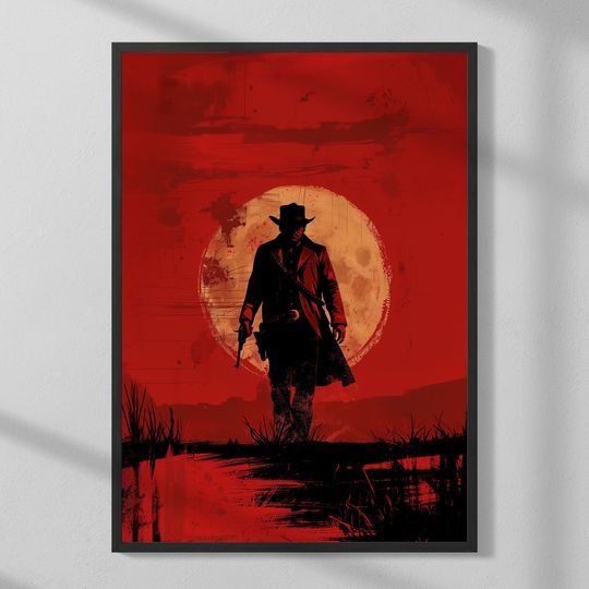 Arthur Morgan Gaming Poster | Wall Art | Home Decor | Movies, TV And Gaming Prints