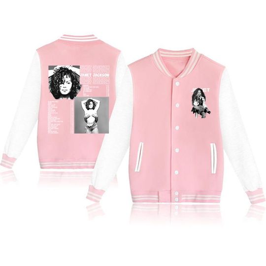 Janet Jackson Together Again Summer 2024  Baseball Jacket