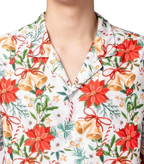 Kentucky ​Derby Horse Racing Equestrian Hawaiian Shirt Men's Casual Short Sleeve