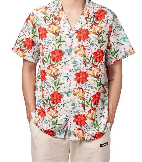 Kentucky ​Derby Horse Racing Equestrian Hawaiian Shirt Men's Casual Short Sleeve