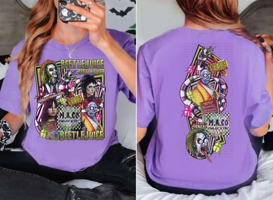 Beetlejuice Halloween Tshirt beetleguise shirt merch