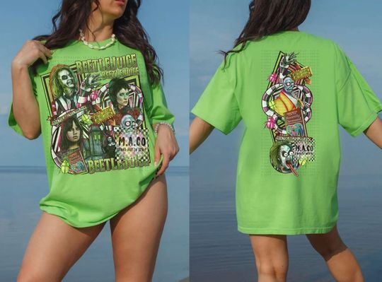 Beetlejuice Halloween Tshirt beetleguise shirt merch