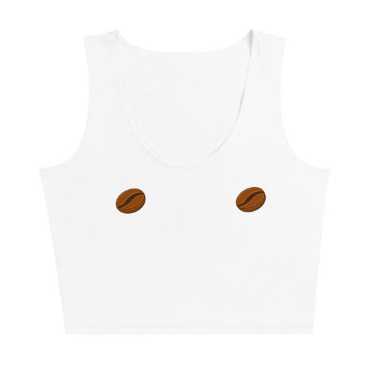 Espresso Martini Coffee Beans Tini Nips Crop Tank