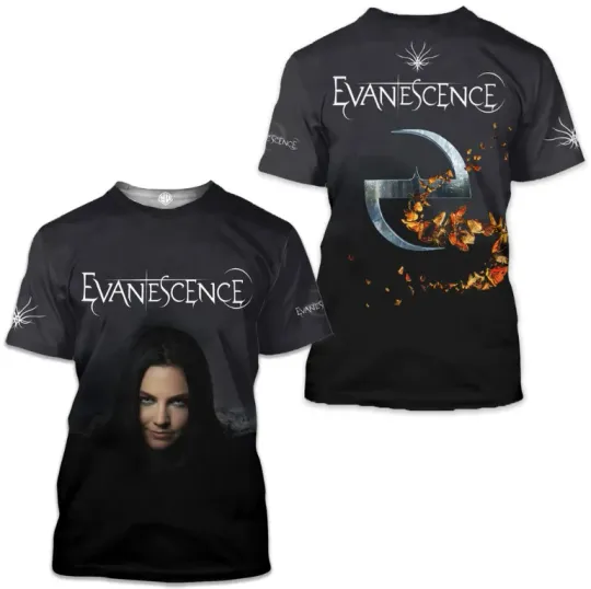 Evanescence 3D Tshirt Gift For Halloween