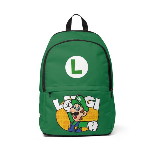 Brother Luigi Unisex Fabric Backpack