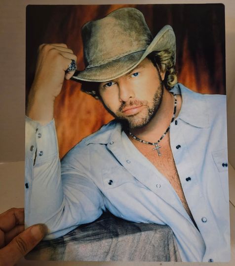 Toby Keith metal poster
