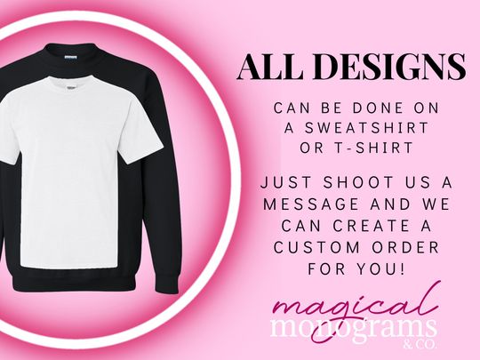 Gingerbread Monogram Embroidered Sweatshirt