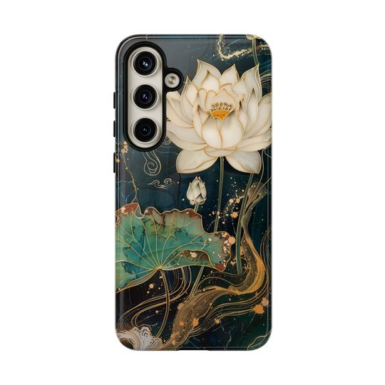 Lotus Floral Zen Art Phone Case for iPhone