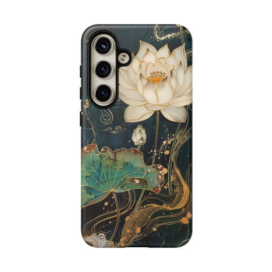 Lotus Floral Zen Art Phone Case for iPhone