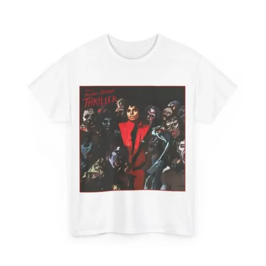 Michael Jackson Thriller T Shirt Unisex Heavy Cotton Tee