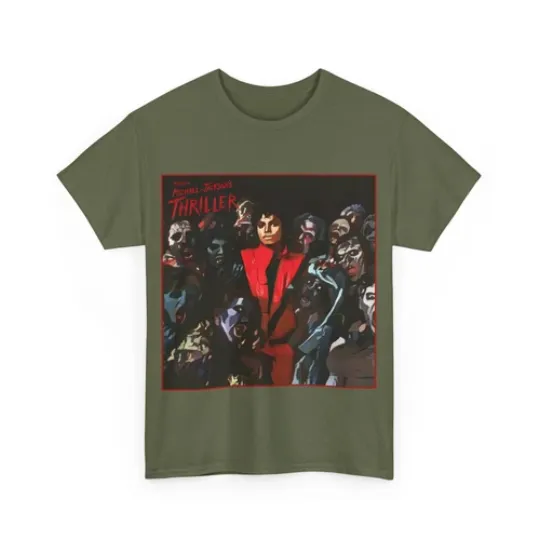 Michael Jackson Thriller T Shirt Unisex Heavy Cotton Tee