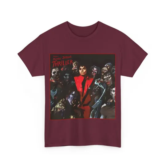 Michael Jackson Thriller T Shirt Unisex Heavy Cotton Tee