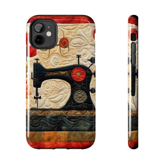 Sewing Machine Quilt: A Crafted Design Homage to Stitching