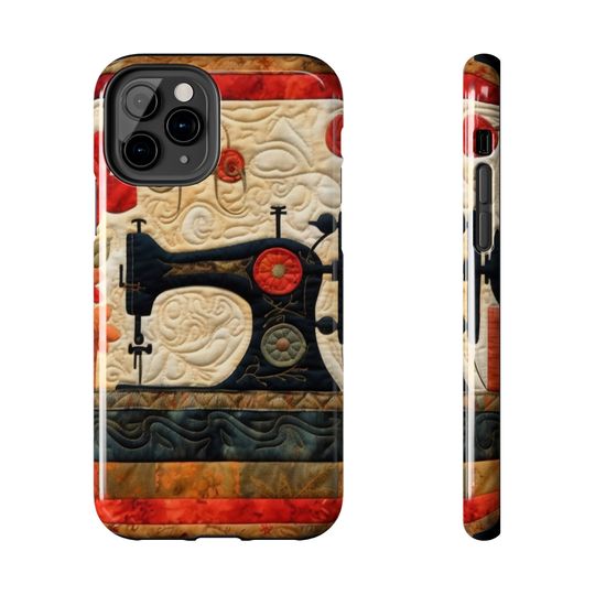 Sewing Machine Quilt: A Crafted Design Homage to Stitching