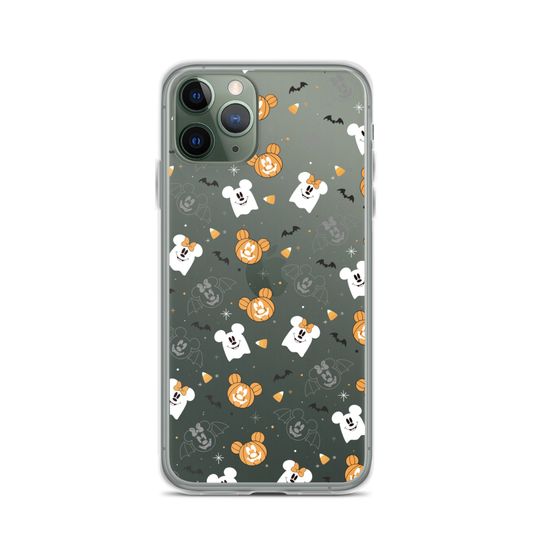 Disney Halloween Pattern iPhone   | Mickey Mouse & Minnie Mouse