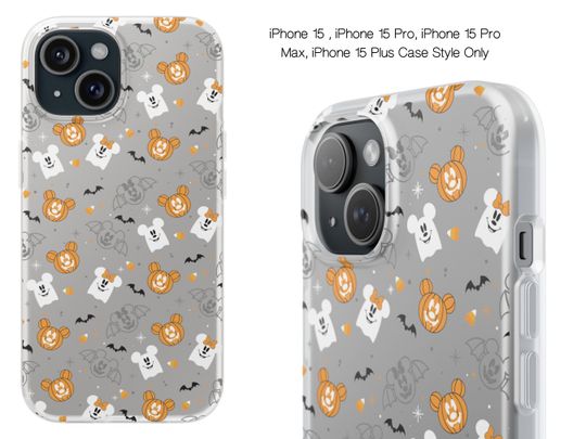 Disney Halloween Pattern iPhone   | Mickey Mouse & Minnie Mouse
