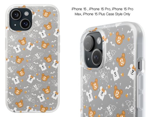 Disney Halloween Pattern iPhone   | Mickey Mouse & Minnie Mouse