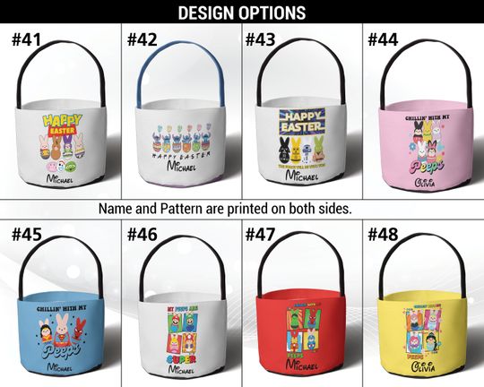 Personalized Easter Basket, Custom Easter Baskets, First Easter Bunny Basket, Easter Egg Basket, Easter Basket Boy & Girl, Easter Tote Bag