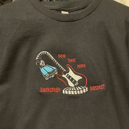 Disney Rock'n Roller Coaster Embroidered Shirt, Sweatshirt