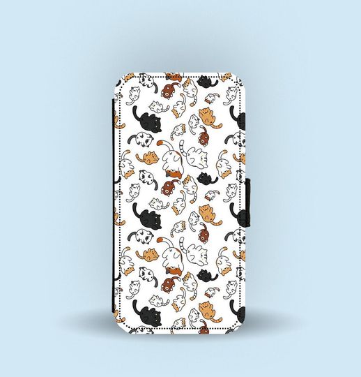 Faux Leather Wallet Phone Cover with Card Inserts,  Disney Aristocats