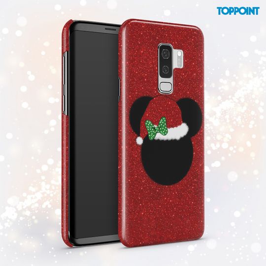 Christmas  case Mickey Mouse  E iPhone