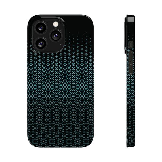 TRON Lightcycle / Run Queue Glass Pattern Slim Phone Cases for iPhone