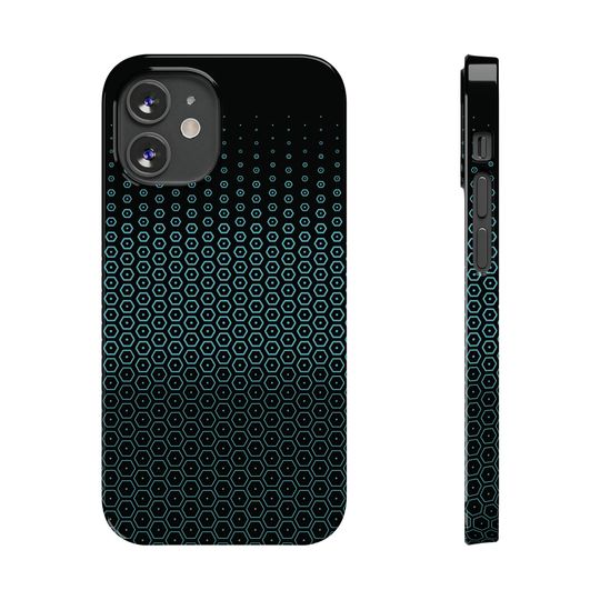 TRON Lightcycle / Run Queue Glass Pattern Slim Phone Cases for iPhone