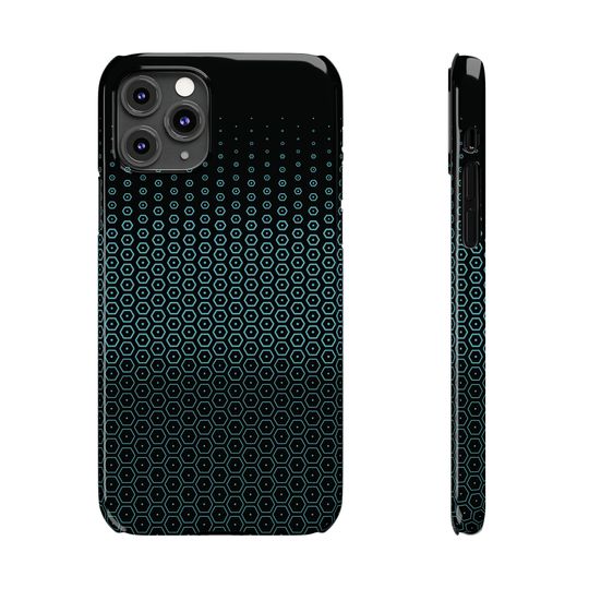 TRON Lightcycle / Run Queue Glass Pattern Slim Phone Cases for iPhone