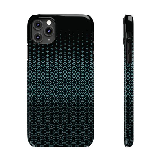 TRON Lightcycle / Run Queue Glass Pattern Slim Phone Cases for iPhone