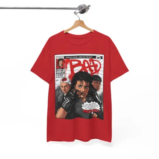 Michael Jackson Bad T shirt Unisex Heavy Cotton Tee