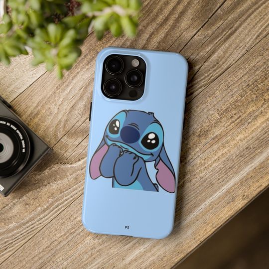 Cute Stitch Phone Case, Cartoon Stitch iPhone Case, iPhone 15