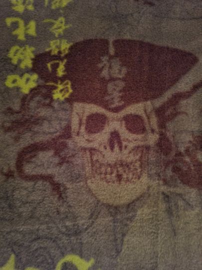 Pirates Of The Caribbean Fleece Throw