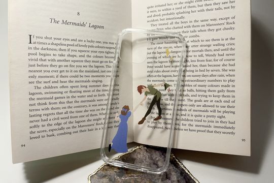 Peter and Wendy Clear iPhone Case | Peter Pan iPhone Case   Gift Packaging Available