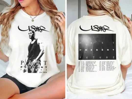 Usher Past Present Future Tour 2024 t-Shirt