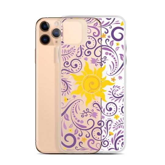 Corona Kingdom iPhone Case - Tangled Phone Case - - Clear Phone Case