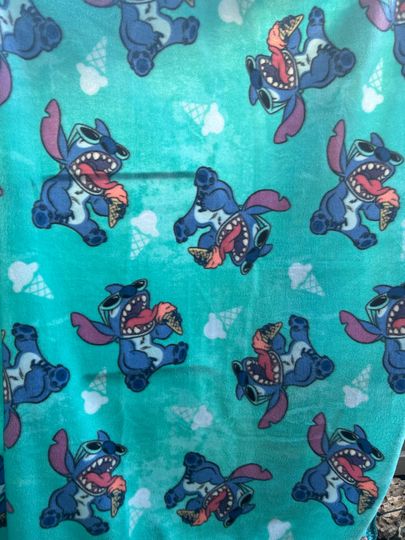 Stitch Is Back in this Fun Fleece Blanket Crochet Edging