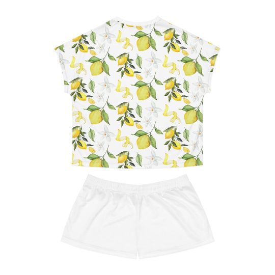 Cute Lemon Pajama set Travel Gift Europe Trip Lemonade Coquette gift for her