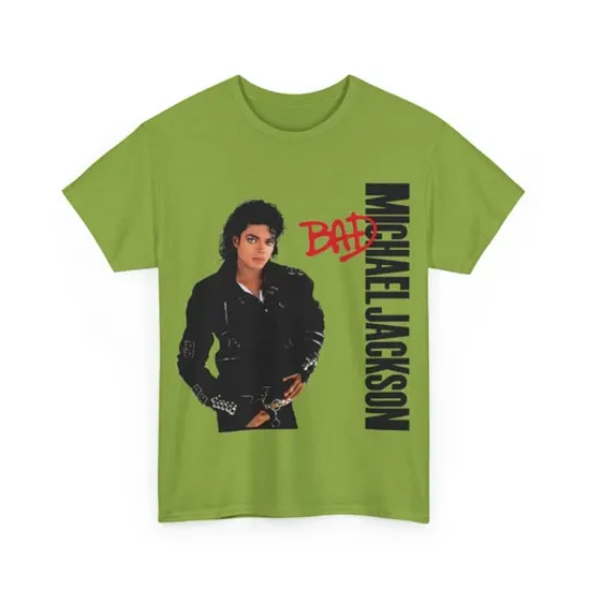 Michael Jackson Bad T Shirt Unisex Heavy Cotton Tee