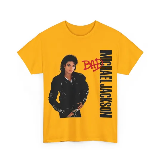 Michael Jackson Bad T Shirt Unisex Heavy Cotton Tee